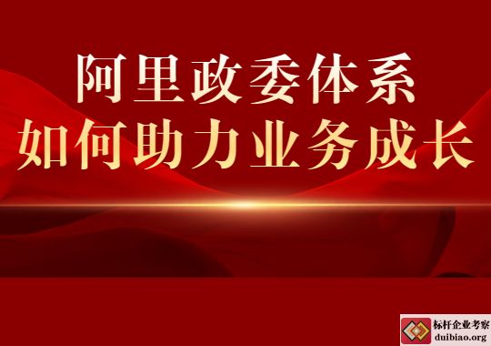 阿里政委體系如何助力業務成長